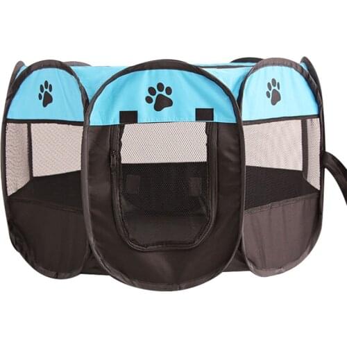 Pet Big Tent Dog House Cage Portable Folding Pet Dog Playpen Tent Crate Room Waterproof Octagon Fence Tent Bed For Large Dog