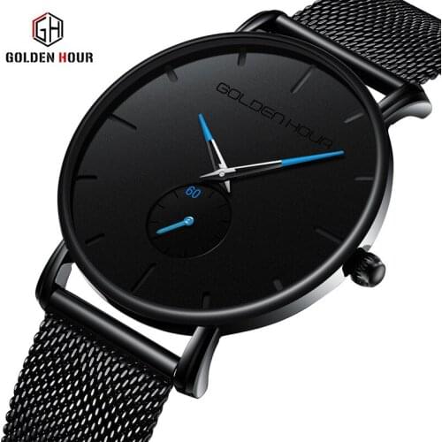 GH127 New Luxury Men Watches Brand Fashion Business Quartz Mens Watch Waterproof Sport Mens Wrist Watch