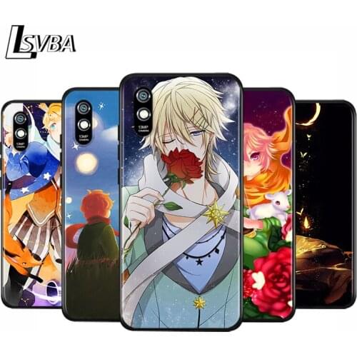 Cartoon Little Prince Fox For Xiaomi Redmi 10X 9I 9C 9A 9 GO K30 Ultra K20 8A 8 7A 7 S2 6 Pro 5G Black Phone Case
