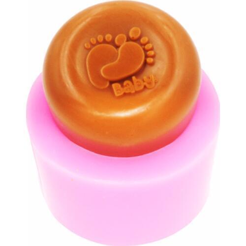 Baby Feet Mould Craft Art Silicone 3D Soap Mold Craft Molds DIY Handmade Candle Molds S543