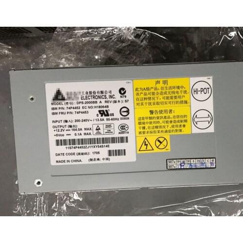 DPS-2000BB A for IBM 4506 Blade Server Power Supply Module 74P4452 74P4453