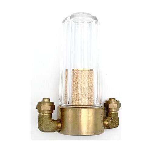 1pc Dental Lab Water Filter Cooper Filter with Quick Joint with ear for dental chair Unit clinic