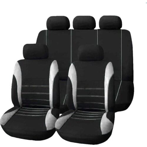 9pcs Set Front Rear Car Seat Cover Universal auto seats covers for Renault koleos laguna logan megane sandero senia 1 2 3 duster
