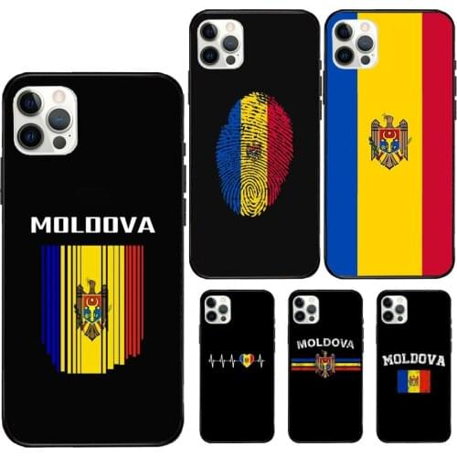 Moldova Flag Case For Apple iPhone 11 12 Pro Max mini 6 7 8 Plus XR X XS MAX SE 2020 Soft Case Cover