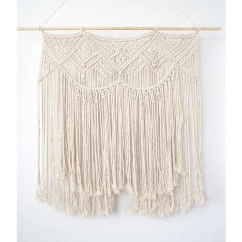 80cm x 90cm Macrame Wall Hanging, Macrame Curtain, Wall Tapestry, Bohemian wall art, Bohemian Wall Hanging, Modern Macrame