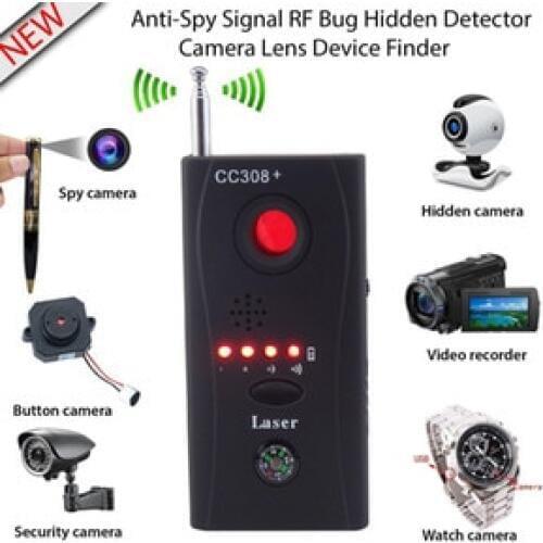 Wholesale CC308 Full Range Wireless Camera GPS Anti-Spy Bug Detect RF Signal Detector GSM Device Finder FNR