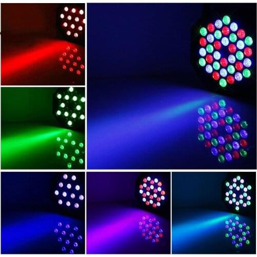 Hot Sale LED Crystal Magic Ball Par 36 RGB LED Stage Light Effect Disco DJ Bar Effect UP Lighting Show DMX Strobe for Party KTV
