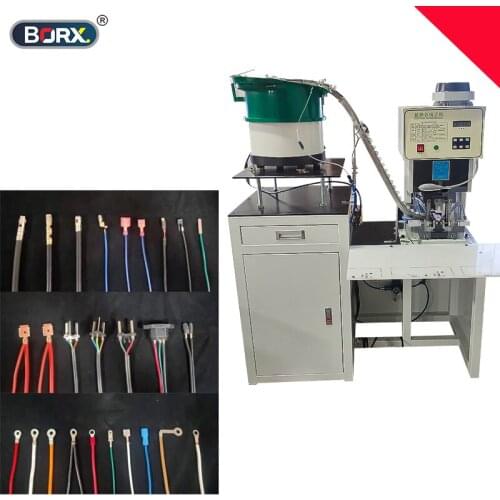 Vibration plate single grain loose terminal machine various connector crimping equipment automatic feeding