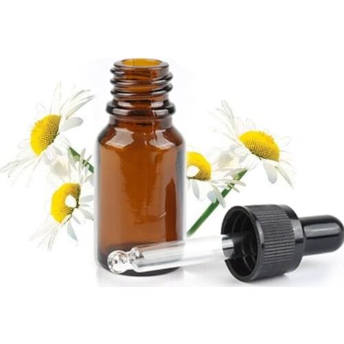 10pcs 15ml Empty Dropper Bottle Bulk Amber Glass Pipette Container for Essential Oil Chemistry Lab Chemicals with funnel