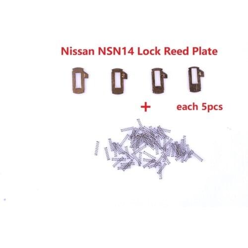 20pcs) NSN14 Good Quality Car Lock Reed Locking NSN14 Lock Plate For Nissan Teana Sunny SYLPHY Key Repair Kits