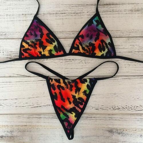 2017 Swimwear Women Sexy Micro Bikinis Set Brazilian Bikini Thong Swimsuit Plavky Swim Suit Beach Maillot De Bain Femme BJ095