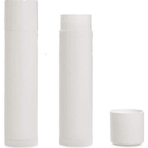 25PCS Empty Cosmetic Chapstick Lip Gloss DIY Pipe Lipstick Balm Tube With Caps Container