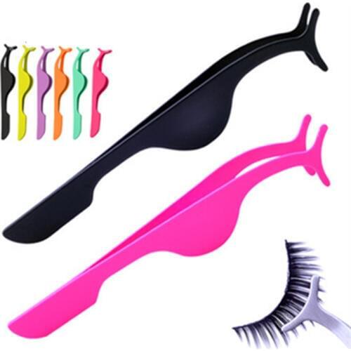 3Pcs False Eyelashes Aid Tweezer Nipper Makeup Beauty Too Stainless Steel Eyelash Curler Extension Applicator Remover Clip l