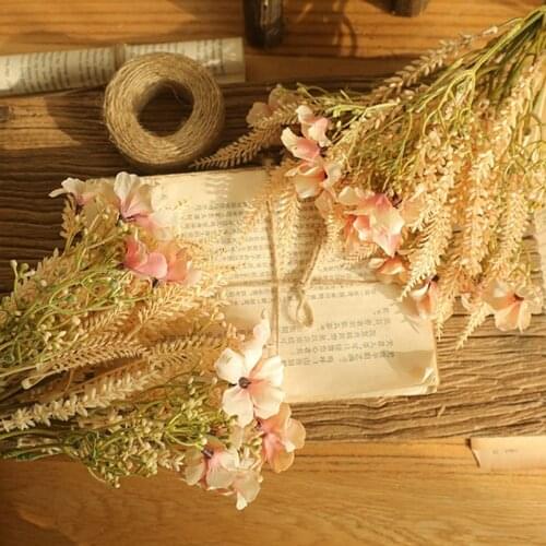 3 Kind Represents The Freedom Of Small Wild Flowers Dried Bouquet Simulation Flower Home Decoration Wedding Holding Wildflower