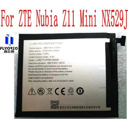 High Quality 2830mAh Li3827T44P6h726040 Battery For ZTE Nubia Z11 Mini NX529J Mobile Phone