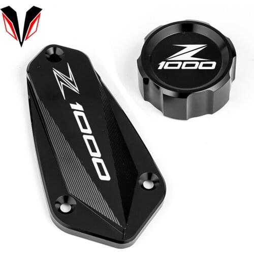Motorcycle Accessories for Kawasaki z1000 Z 1000 2014-2021 2020 CNC Front & Rear Brake Fluid Cylinder Reservoir Cap Cover