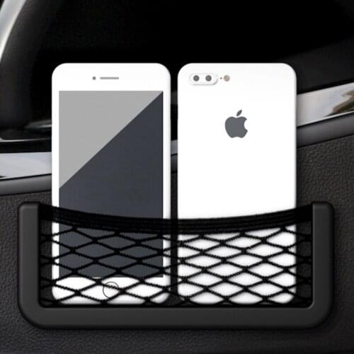 Car Storage Net Bag Phone Holder Pocket Organizer for Mazda 2 Mazda 3 MS For Mazda 6 CX-5 CX5 Accessories