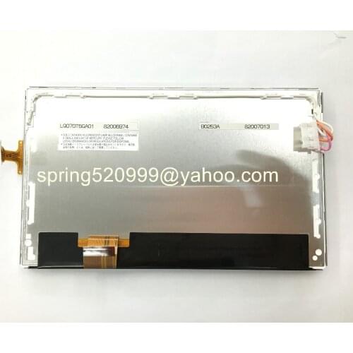 Free shipping LQ070T5GC01 LQ070T5GA01 Original new7 inch TFT Car GPS LCD Screen touch Display for Toyota Venza Navigation