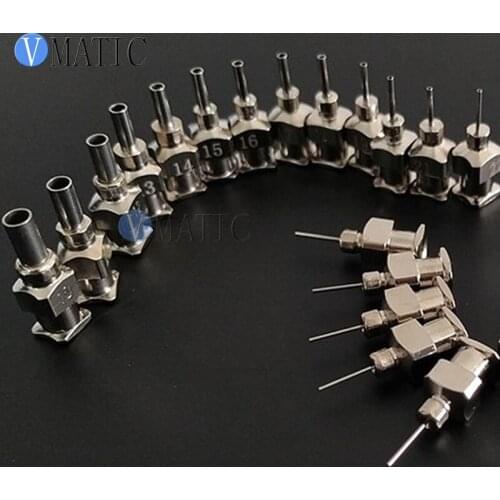 Free Shipping Precision Metal Blunt Stainless Steel Tip 12pcs Liquid Dispensing Needles Glue Syringe Dispenser Needle 1/4 Inch