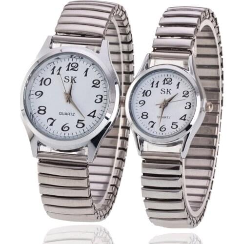 Relogio Masculino Mens Watches Top Brand Luxury Wrist Watch SK Simple Digital Spring Belt Womens Watch Clock Erkek Kol Saati