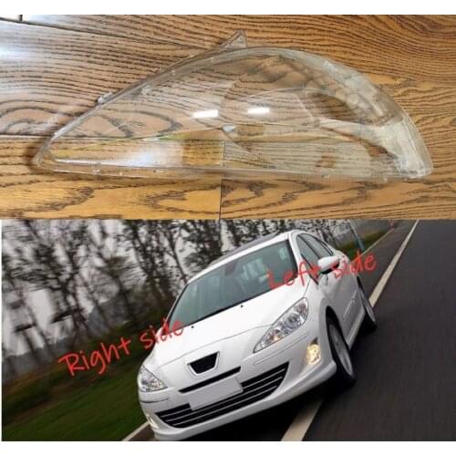 For Peugeot 408 2009 2010 2011 2012 Car Headlight cover Headlamp Lens Auto Shell Cover