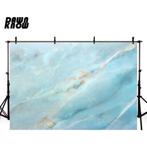 DAWNKNOW Blue Texture Marbling Photography Background Photocall Chevron Uniquely Marble Backdrop Children Photo Studio lv1298