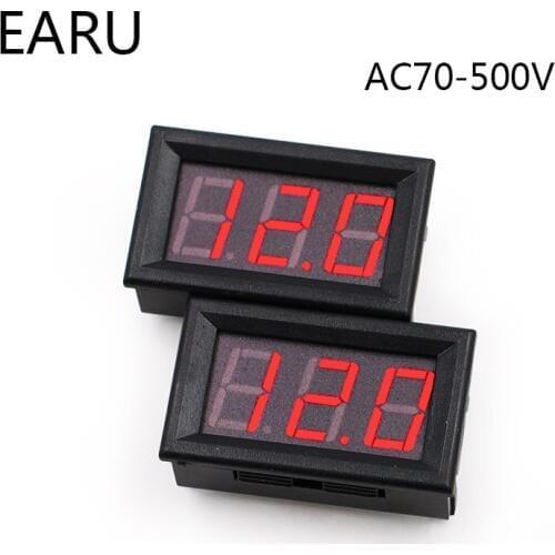 AC70-500V Voltmeter Mini LED Display Digital Voltage Meter Moniter Tester Instrument 0.56'' Inch Red Factory Online Wholesale