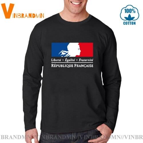 New FRA Tee France French Republic t shirt men jerseys nation team tops cotton meet fans streetwear fitness Long Sleeves tees