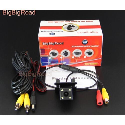 BigBigRoad Car Rear View Backup CCD Parking Camera Night Vision For Mazda 2 Mazda2 M2 Hatchback 2016 2017 2018 2019 2020