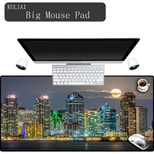 XGZ San Diego Skyline Cities HD Wallpapers Mouse Pads Large Gaming Pad Keyboard Laptop Mat Edge Control Mouse Art MousePad Game