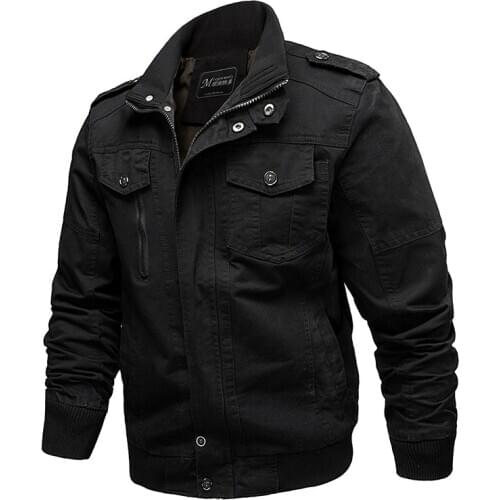 New Military Mens Jacket 6XL Autumn Fashion Male Slim Fat Cotton Casual Bomber Jacket Men brand Clohing Outwear Coat AY2701