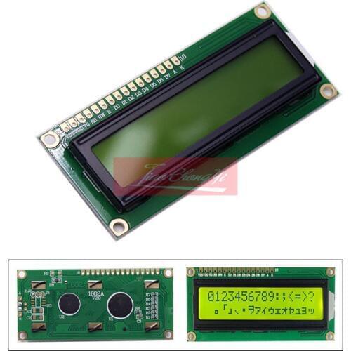 LCD1602 HD44780 Character LCD Display Yellow Blacklight TFT 16X2 LCD Module 5V