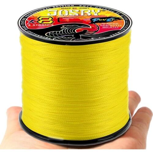 JOSBY NEW 2021 Braided Fishing Line Japanese Multifilament 4/8 Strands 300M 500M 100% PE Sea Carp Wire Accessories