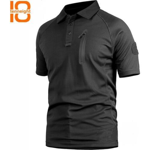 TENNEIGHT Summer men camo tactical T-shirt Quick Dry Hunting T-shirt short sleeve outdoor Climbing Hiking Sports Pullover Shirt