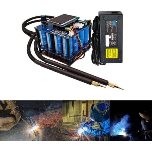 H7JB Mini Spot Welder Portable DIY Control Board Spot Welding Machine Kit Lithium Battery Various Welding Power Supply