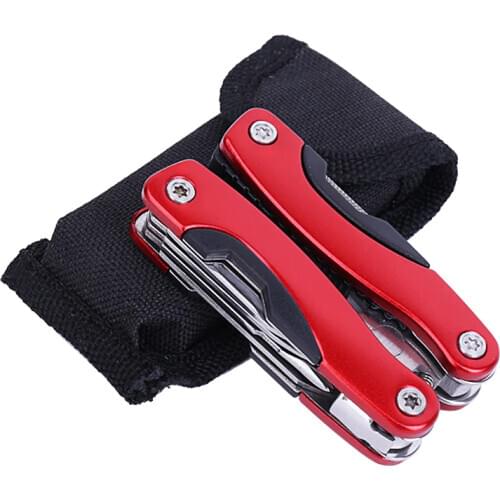 EDC Camping Multitool Pliers Cable Wire Cutter Multifunctional Pliers Multi Tools Outdoor Camping Folding Knife Pliers Saw