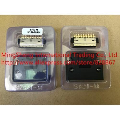 Original new 100% SAN-M servo connector 2P 26P 36P 50P SCSIi-14P male plug instead of connector