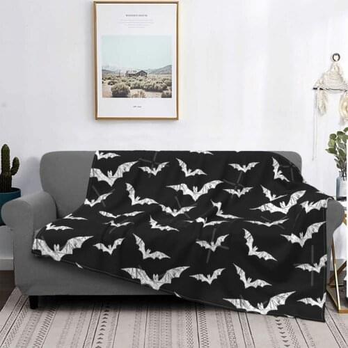Bats Pattern Throw Blanket Fluffy Bedding Set Plaids And Bedspreads 220240 Lance Covers Of Comforter Poncho