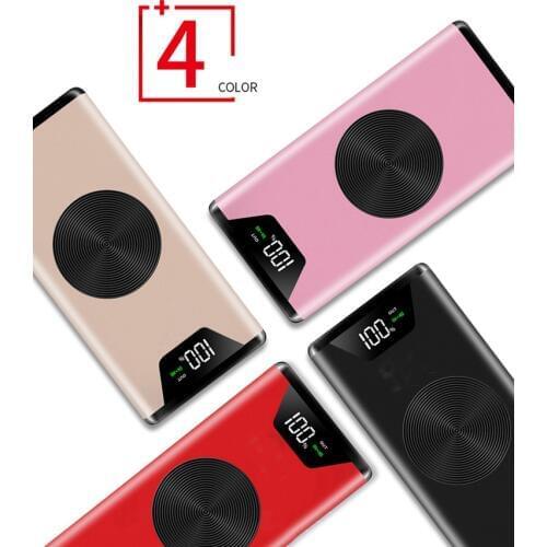 20000mAh Qi Wireless Charger Power Bank For iPhone X 8 Plus Samsung Note 8 S9 S8 Plus S7 Portable Powerbank Mobile Phone Charger