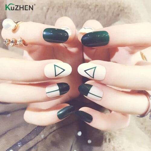 24pcs/set False Tips Nail Art Design Fake Nails Tools Multi Style Lady Acrylic Full False Nail Tips Nail Art Tools