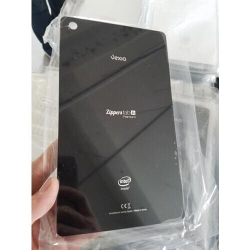 Black 8 Inch For VEXIA Zipper tab 8i Premium Glass Back Cover Glass Panel Repair Replacement Free Shipping