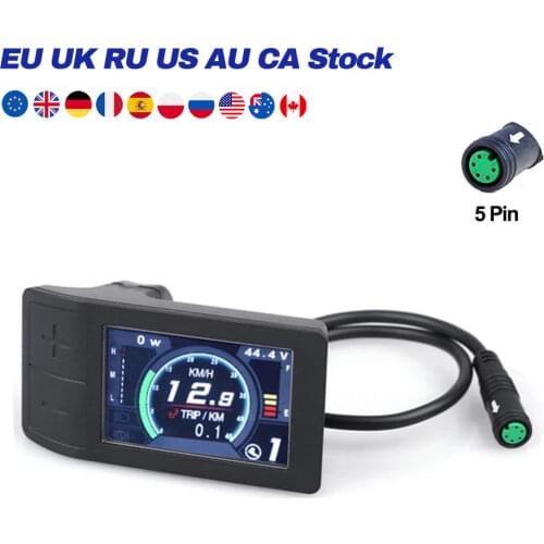 E-bike LCD Display 500C Computer Controller For Bafang 8fun BBS01 BBS02 BBSHD Mid Hub Motor Kit Ebike Parts 24V/36V/48V/60V