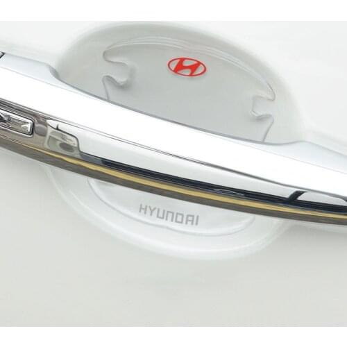 For Hyundai Tucson Mistra Lafesta Elantra Accent IX35 I10 I20 I30 Azera Sonata Car Door Anti-scratch Decorative Handle Bowl Film