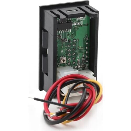 Dual Display 4 Bit Voltage Current Meter DC 0-33V/1A/3A Voltmeter Ammeter