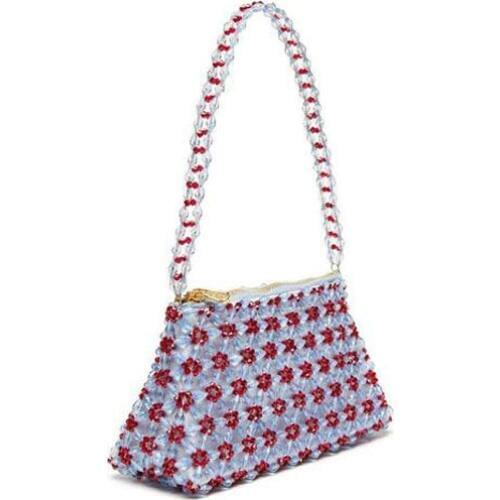 Elegant Beading Pearl Bags Women Handbags Ladies Fashion Party Crossbody Bags Girls Purse Casual Beaded Chain Messenger Bags