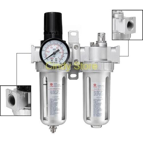 Air Compressor Filter Regulator Oil Water Separator Valve Automatic Drain SFC-400 /300/200
