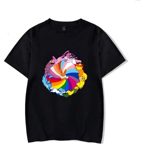Pride Evolution Black TShirt Women Harajuku Cute Cartoon T-Shirt Korean Print Kawaii Gothic Aesthetic Streetwear Summer Tee Tops