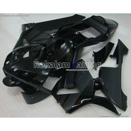 Customized fairing For Honda CBR600RR 2003-2004 CBR600 RR CBR 600 03-04 Black ABS Moto Fairing Kit (Injection molding)