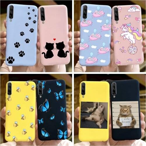 Cartoon Cute Case For Huawei Y9S Cases Cover Y9s STK-LX3 STK-L21 Soft Silicone Phone Back Cover Funda For Huawei Y9s Y 9s 2019