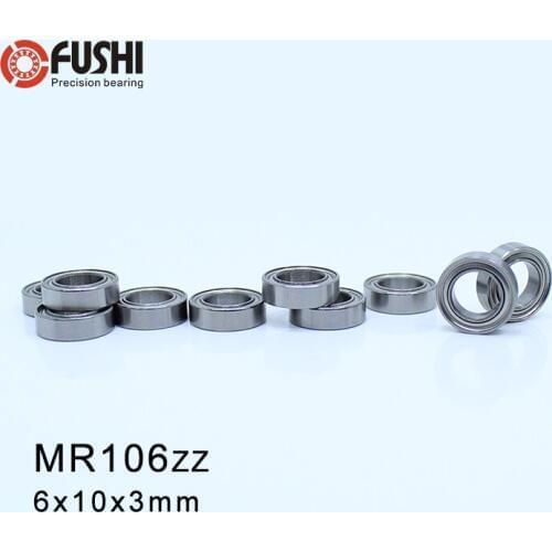 MR106ZZ ABEC-1 (50PCS) Miniature Ball Bearings 6X10X3mm L1060ZZ